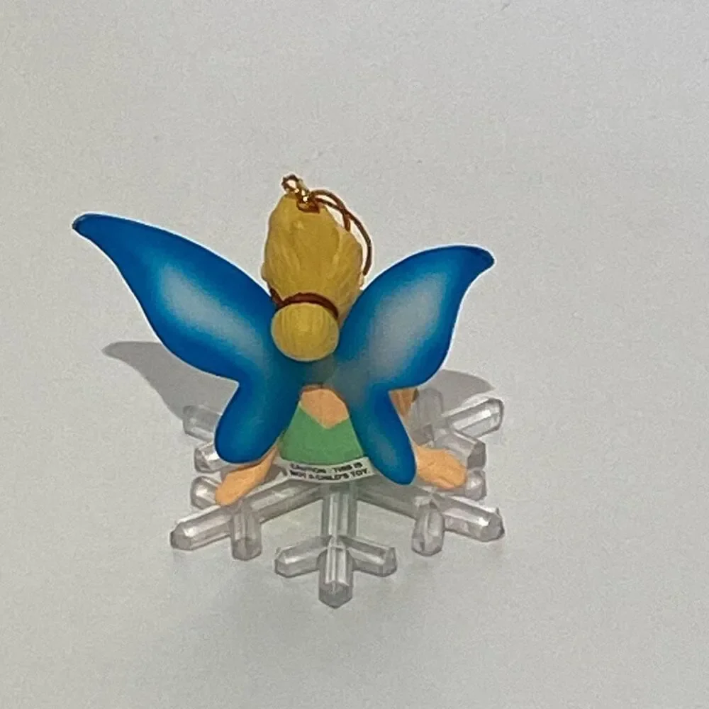 Disney Tinker Bell In‎ Snowflake Christmas Tree Collectible Hanging Ornament